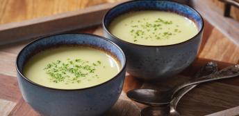 Crema de puerros