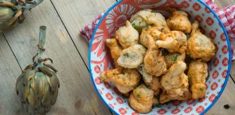 Buñuelos de alcachofa