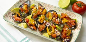 Mejillones a la lima