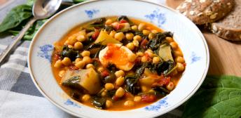 Potaje de espinacas y garbanzos