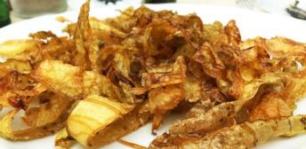 Snack de piel de patata