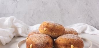 Berlinas rellenas de crema