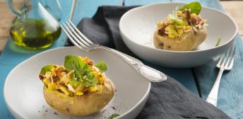 Patatas rellenas veganas