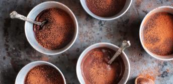 Natillas de chocolate