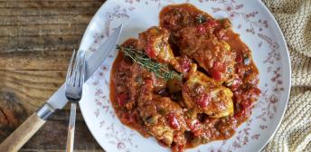 Receta de pollo al chilindrón