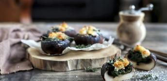 Champiñones rellenos