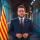 El presidente de la Generalitat, Pere Aragonès, ofrece su discurso institucional con motivo de la Diada
