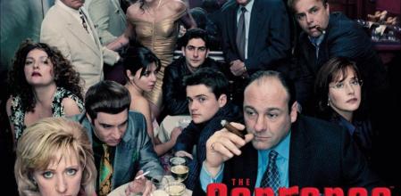 Imagen promocional de la serie Los Soprano