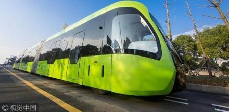 El tranvía eléctrico autónomo sin cables, conocido como ART, opera desde hace años en diversas ciudades chinas&nbsp;