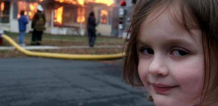 Niña del meme 'Disaster Girl'