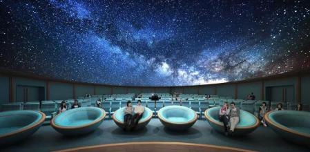 Imagen del último planetario de Tokio.