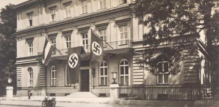 Fachada del edificio que acogió la sede del partido nazi en Múnich.
