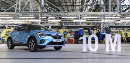 Recientemente, la fábrica de Renault en Valladolid ha fabricado el vehículo 10 millones (un ejemplar del Captur) desde que la marca comenzó su producción en la ciudad en 1953 