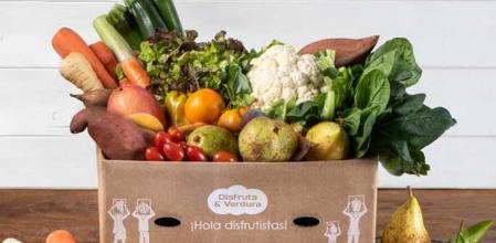 Una de las cestas de Disfruta&Verdura