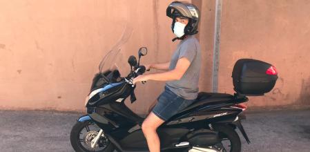 El uso de la mascarilla no es obligatorio cuando se viaja solo en la moto, pero es recomendable hacerlo&nbsp;