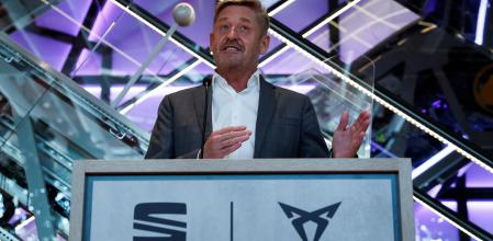 Wayne Griffiths durante el acto en el que se ha anunciado su nombramiento como nuevo presidente de Seat