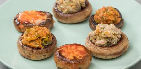Champiñones rellenos