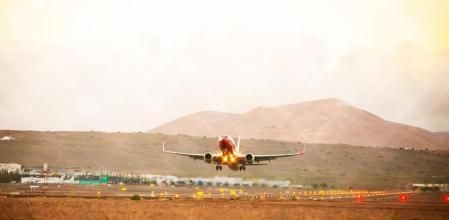Avión despegado de un aeropuerto de Canarias CEDIDO POR TURISMO DE CANARIAS 26/10/2020