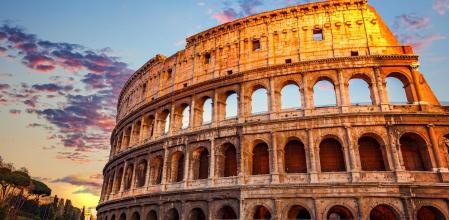 El Coliseo en Roma, recinto de lucha de gladiadores