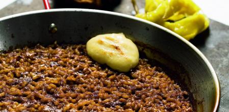 Arroz a banda con gallo del PenedésS