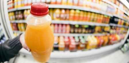 Zumo de naranja del supermercado