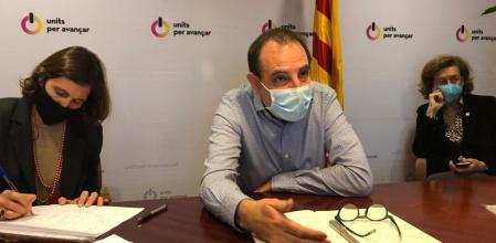 Ramon Espadaler este miércoles en el consejo nacional de Units per Avançar