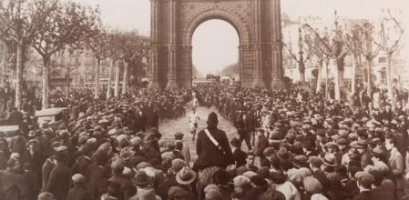 Una de las primeras ediciones de la Jean Bouin, la prueba atlética con continuidad de España