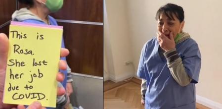 Rosa no se esperaba que sus vecinos le hiciesen un regalo inolvidable