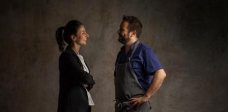 Pablo Montero y Begoña Martínez, del restaurante Gunea.