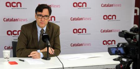 Salvador Illa en la rueda de prensa organizada por la ACN