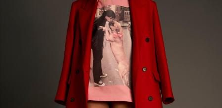 Abrigo 'oversize' de lana con cuello solapa y manga larga (109 euros)