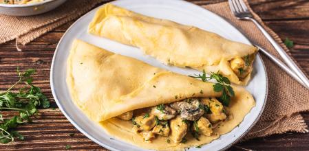 Relleno salado para crepes