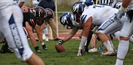 Partido de fútbol americano entre los Pioners de l'Hospitalet ylos Rookies de Barberà.
