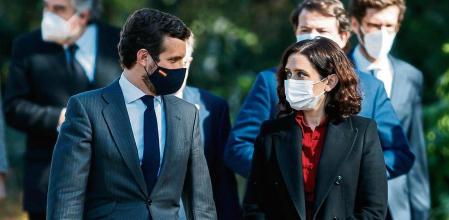 Acto de Homenaje a las victimas del terrorismo en los Jardines del palacio real SSMM los Reyes Felipe y Letizia Pedro Sanchez Almeida Pablo Casado Isabel Diaz Ayuso