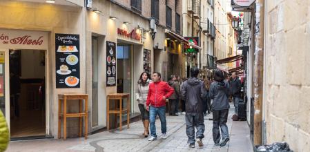 Calle Laurel en Logroño