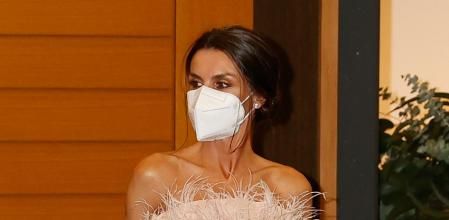 La reina Letizia durante la cena en el Hotel Andorra Park