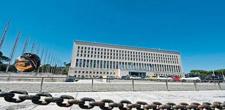 A picture taken on March 31, 2021 shows a view of Italy's