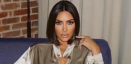 Kim Kardashian con su nuevo corte 'bob'