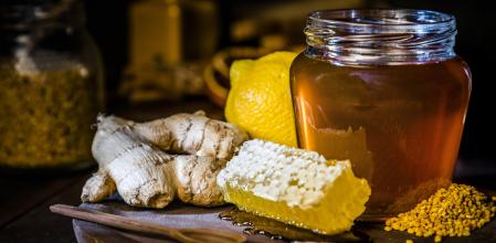 La miel y el jengibre ayudan a