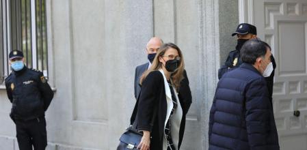 Meritxell Serret, a su entrada al Tribunal Supremo