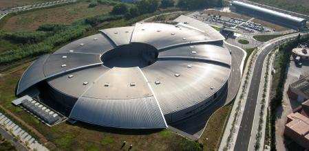 Vista aérea del Sincrotrón ALBA, el acelerador de partículas situado en Sant Cugat del Vallés (Barcelona).