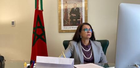 La embajadora de Marruecos en España, Karima Benyaich,
