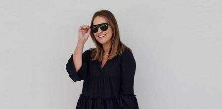 Paula Echevarría con su estilismo de entretiempo