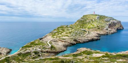 El faro de la isla de Cabrera
