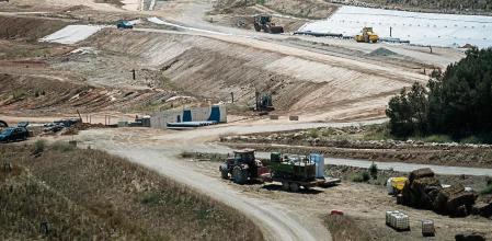 08062021 Gavá , Dipòsit controlat de la Vall de Joan (Gavà) Per il·lustrar una informacio sobre unes misterioses tremolors de terres