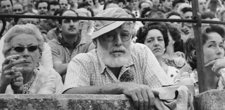1956. Ernest Hemingway en los San Fermines Pamplona