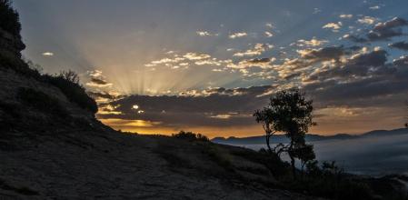 Amanecer en el Voltreganès.