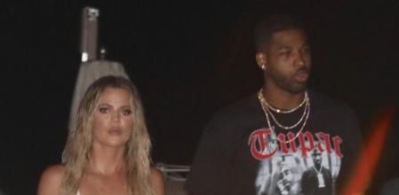 Khloe Kardashian y Tristan Thompson antes de convertirse en padres.