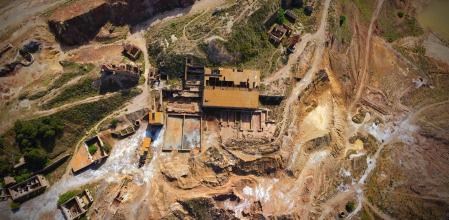 El paisaje Minero abandonado de Cartagena, en Murcia