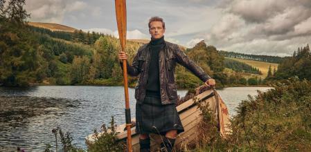 Sam Heughan, el actor que interpreta a Jamie Fraser en la serie Outlander